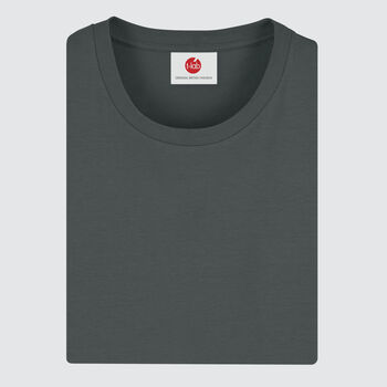 Two Pack Light And Dark Grey Organic Plain T Shirts, 5 of 9