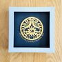 Framed Golden Wedding Personalised Paper Cut, thumbnail 5 of 11