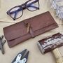Handmade Personalised Leather Glasses Case, thumbnail 1 of 4