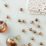 Rose Gold Bell Confetti Decorations, thumbnail 1 of 3