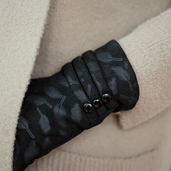 Feather Brocade Style Gloves, 8 of 11