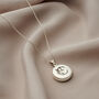 Personalised Engraved Floral Initial Locket Necklace, thumbnail 9 of 12