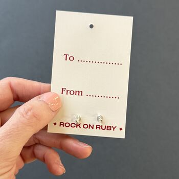 Santa Approved Sterling Silver Earrings Studs Stocking Filler, 6 of 7