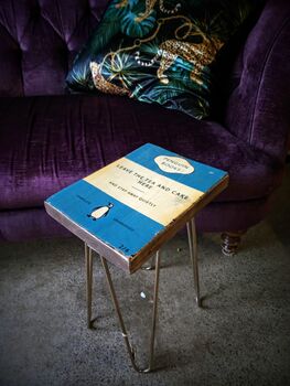 Personalised Classic Book Style Side Table / Stool, 7 of 7