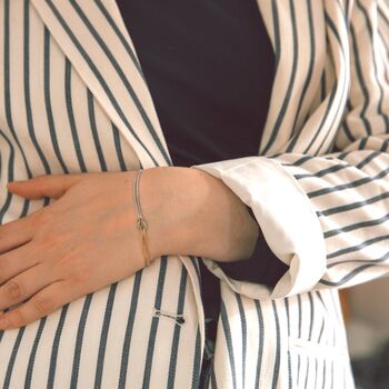 Infinity Knot Bracelet Gold And Silver Gift, 6 of 12