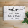 Personalised Welcome Aluminium Sign, thumbnail 3 of 4