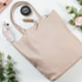 Personalised Real Leather Tote Bag, thumbnail 5 of 12
