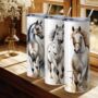Personalised Watercolour Horses Travel Mug – Insulated Cup For Equestrians, thumbnail 4 of 7