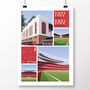 Arsenal Fc Views Of Highbury And The Emirates Poster, thumbnail 2 of 7