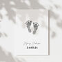 Personalised Large Hand And Footprint Kit With Four Mini Print Cards, thumbnail 2 of 7