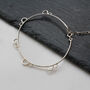 Scalloped Bracelet In 9ct Gold Or Sterling Silver, thumbnail 4 of 5