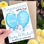 Personalised Balloons Congratulations New Baby Card, thumbnail 4 of 12