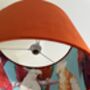 Double Sided Orange Parrot Lampshade / Ceiling Light, thumbnail 2 of 2