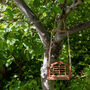 Personalised Wooden Garden Swing Bird Feeder, thumbnail 4 of 7