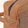 Personalised Leather Wash Bag, thumbnail 4 of 12