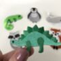 Dinosaur Iron On Patch, thumbnail 2 of 3