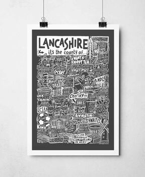 Lancashire Landmarks Print, 5 of 10