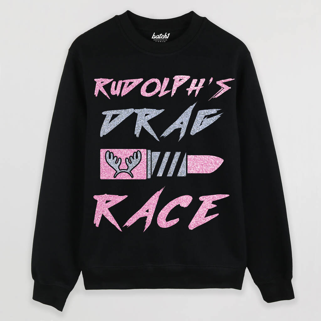 drag race christmas jumper