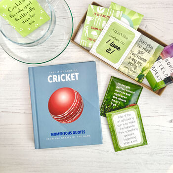 Cricket Gift Set: Cricket Tea And Book Giftset, 8 of 12