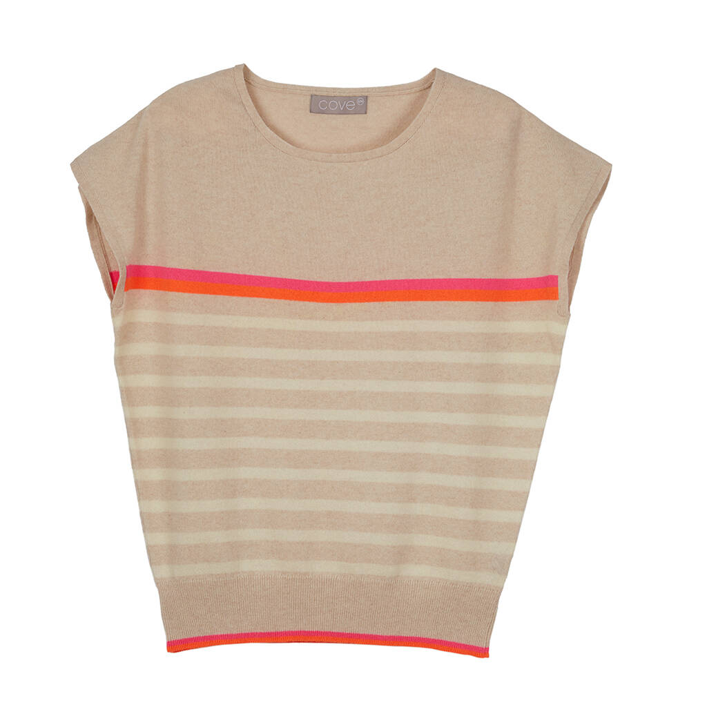 pink and orange jumper