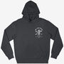 On The Piste Graphic Ski Hoodie In Dark Grey, thumbnail 2 of 2