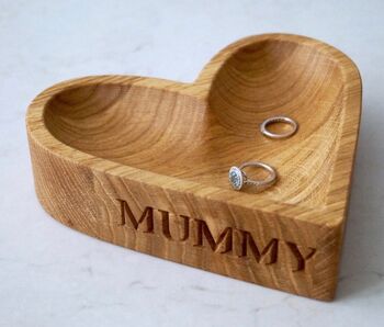Personalised Heart Shape Bowl, 2 of 3