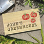 Personalised Wooden Greenhouse Sign, thumbnail 1 of 2