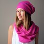 Loose Knit Cashmere Beanie Hat, thumbnail 1 of 9