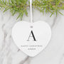 Personalised Initial Christmas Tree Decoration, thumbnail 3 of 6