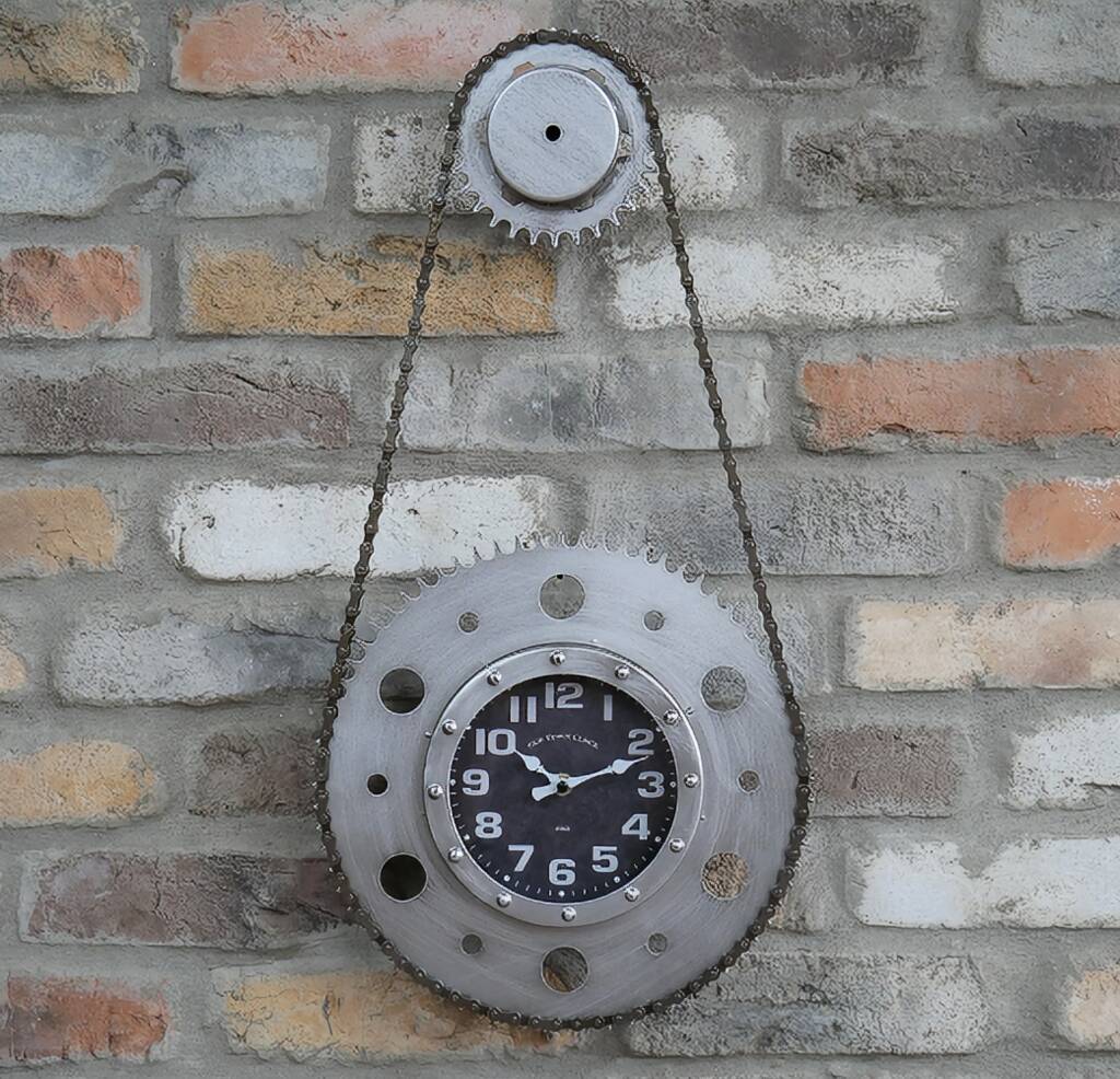 Industrial Bike Chain Clock, 1 of 2