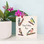 Personalised Garden Birds Birthday Card, thumbnail 7 of 8