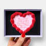 Mum Like You Heart Mother's Day Letterbox Iced Cookie, thumbnail 1 of 10
