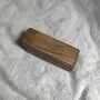 Personalised Dark Wood Ring Box For Weddings, thumbnail 4 of 8