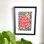 Do Your Thing Positivity Art Print, thumbnail 2 of 3