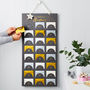 Personalised Chart Of Advent Surprises, thumbnail 1 of 5