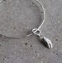 Sterling Silver Crab Claw Bangle, thumbnail 1 of 6