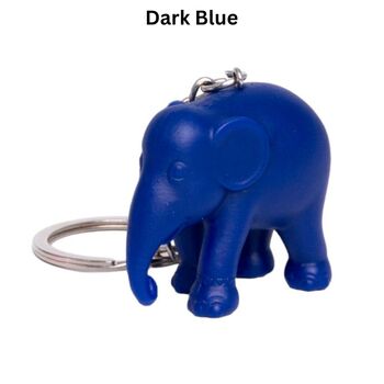 Elephant Parade Durable Silicone Official Keyring, 3 of 8