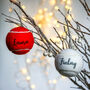 Personalised Tennis Ball Christmas Baubles, thumbnail 11 of 12