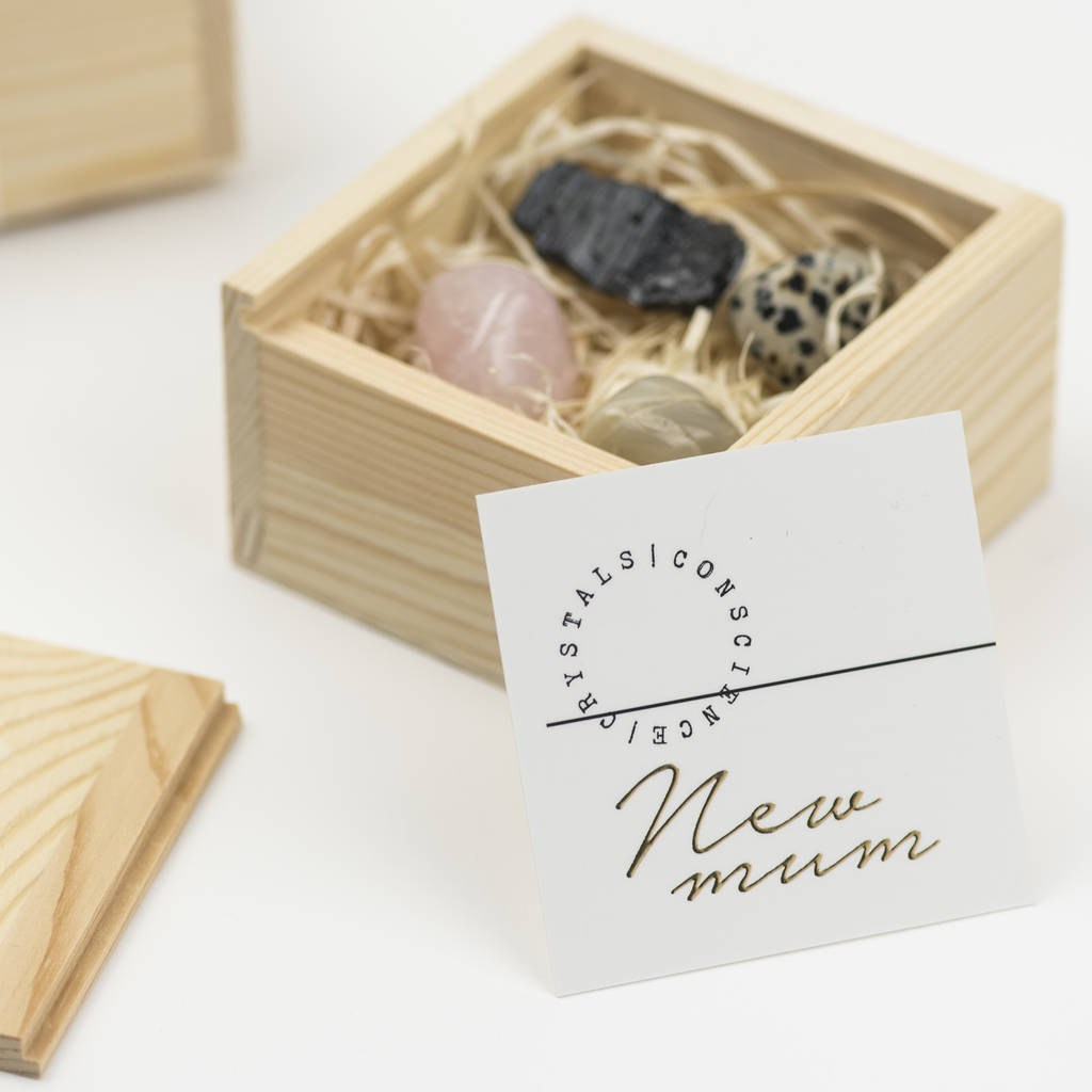 New Mum Crystal Gift Set By Milly Inspired | notonthehighstreet.com
