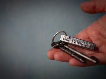 Special Edition Remembrance Keyring 'Lest We Forget', 2 of 5