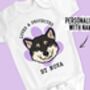 Shiba Inu Baby Onesie, thumbnail 2 of 6