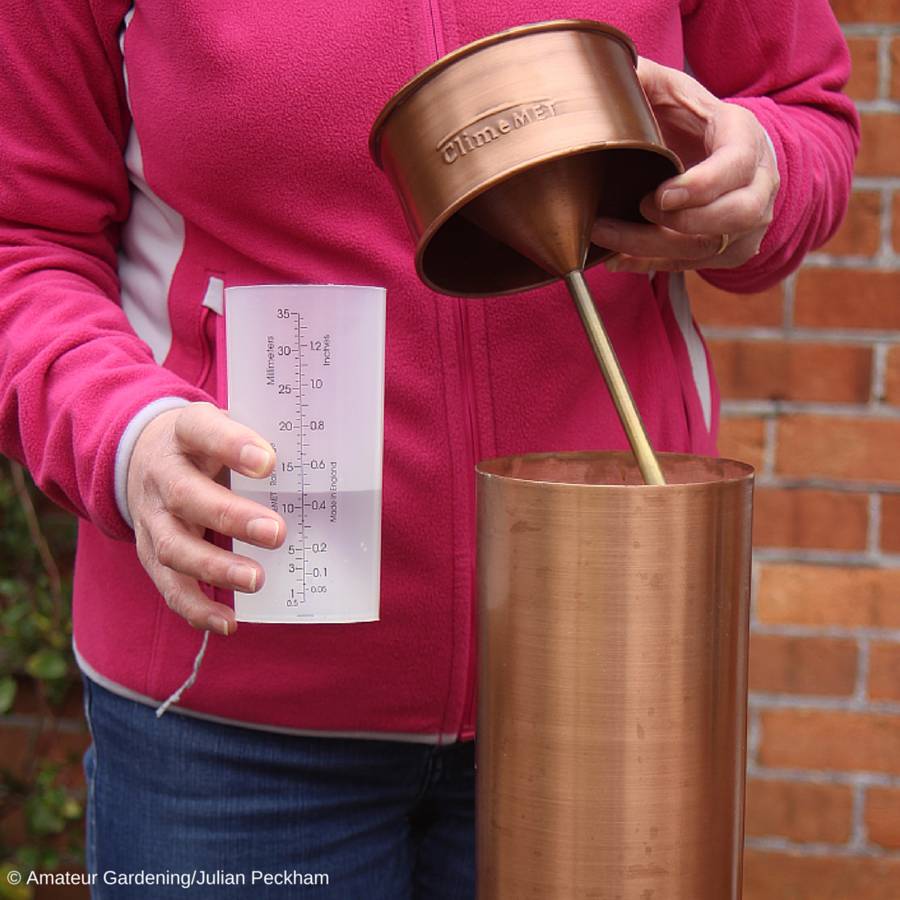 Traditional Copper Rain Gauge By Climemet Notonthehighstreet Com