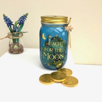 Gin Fund Money Box With Chocolate Coins, 6 of 7