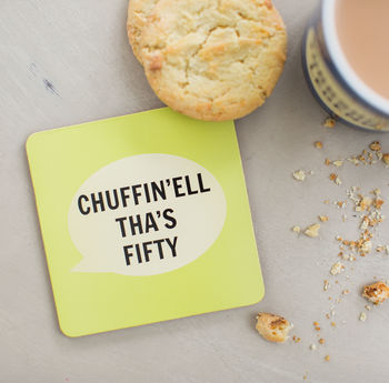 Chuffin'ell Tha's Fifty Coaster, 2 of 3