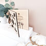 Personalised Wooden Hepatica Floral Mother’s Day Card, thumbnail 3 of 7