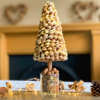 Malteser® Christmas Tree White Drizzle And Gold Crunch, 4 of 8
