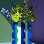 Decorative Paper Vase ‘Riviera Wave’, thumbnail 1 of 4