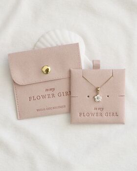 Flower Girl Earrings Proposal Gift, 4 of 4