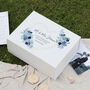 Geometric Floral Heart Wedding Keepsake Box, thumbnail 5 of 5
