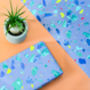 Grey Terrazzo Wrapping Paper Set, thumbnail 1 of 3